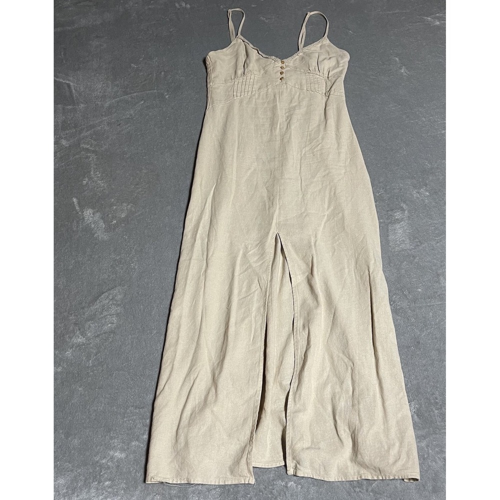 Zara Strapless Beige Dress